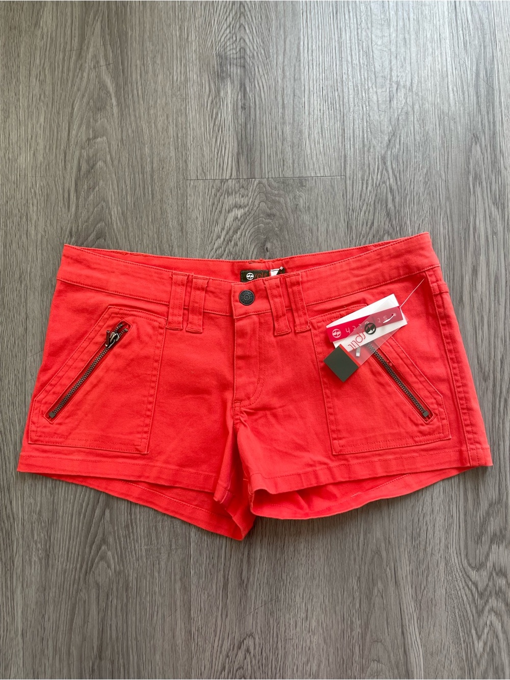 Y2K deadstock vintage split mini shorts